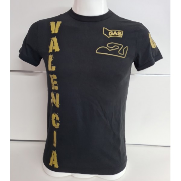 T-Shirt Scuba Valencia, Jersey, Schwarz, S