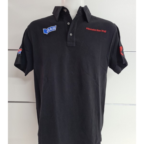 Polo-Shirt Bourke Team HRC, Schwarz, XL