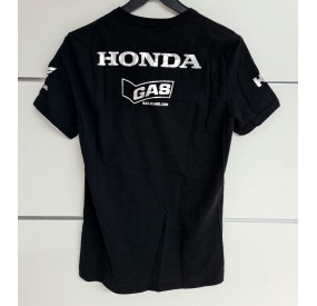 T-Shirt Scuba Honda, Schwarz-Silber, S