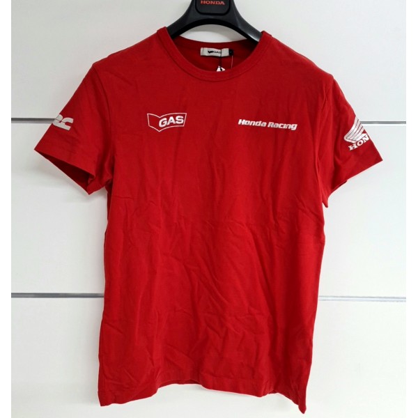 T-Shirt Scuba Honda, Rot-Silber