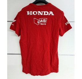 T-Shirt Scuba Honda, Rot-Silber